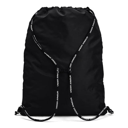 Under Armour Unisex-Adult Undeniable Sackpack , Black (001)/Metallic Silver , One Size Fits Most