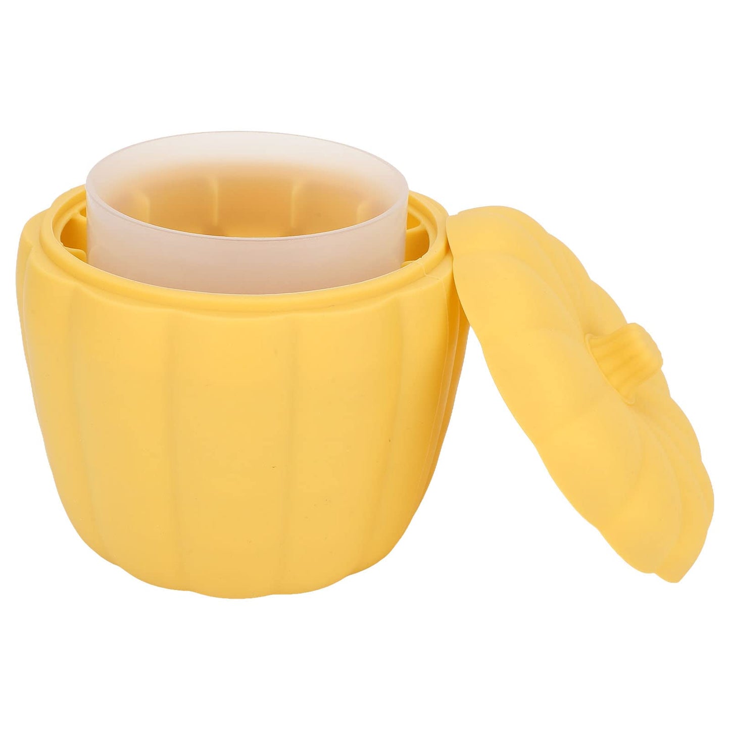 Ice Cube Maker, Pumpkin Look, Easy to Use, Space Saving, Silicone Acrylic Silicone Ice Bucket