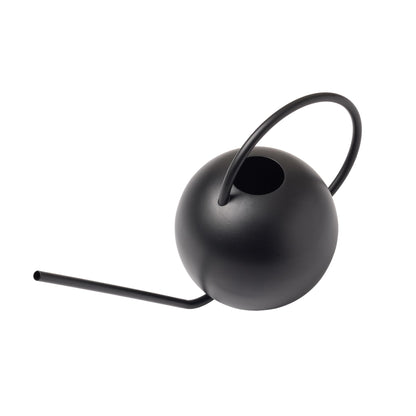 Bloem Fresca 2.5L Watering Can, Black Powder Coated with Novelty Handle and Long Sleek Spout