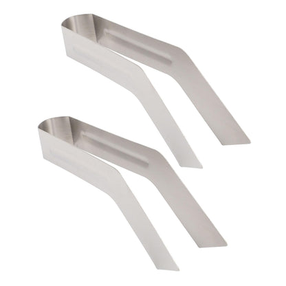 Stainless Steel Gardening Plants Transplant Tongs Proof Root Protection Tools for Indoor Outdoor Planting 2PCS