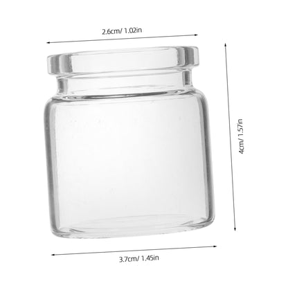 Mipcase 10pcs Mini Glass Bottles Succulent Landscape Decor Test Tube Vases Micro Terrariums for Plant Propagation