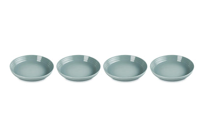 Le Creuset Stoneware Set of 4 Pasta Bowls, 8.5" each, Sea Salt