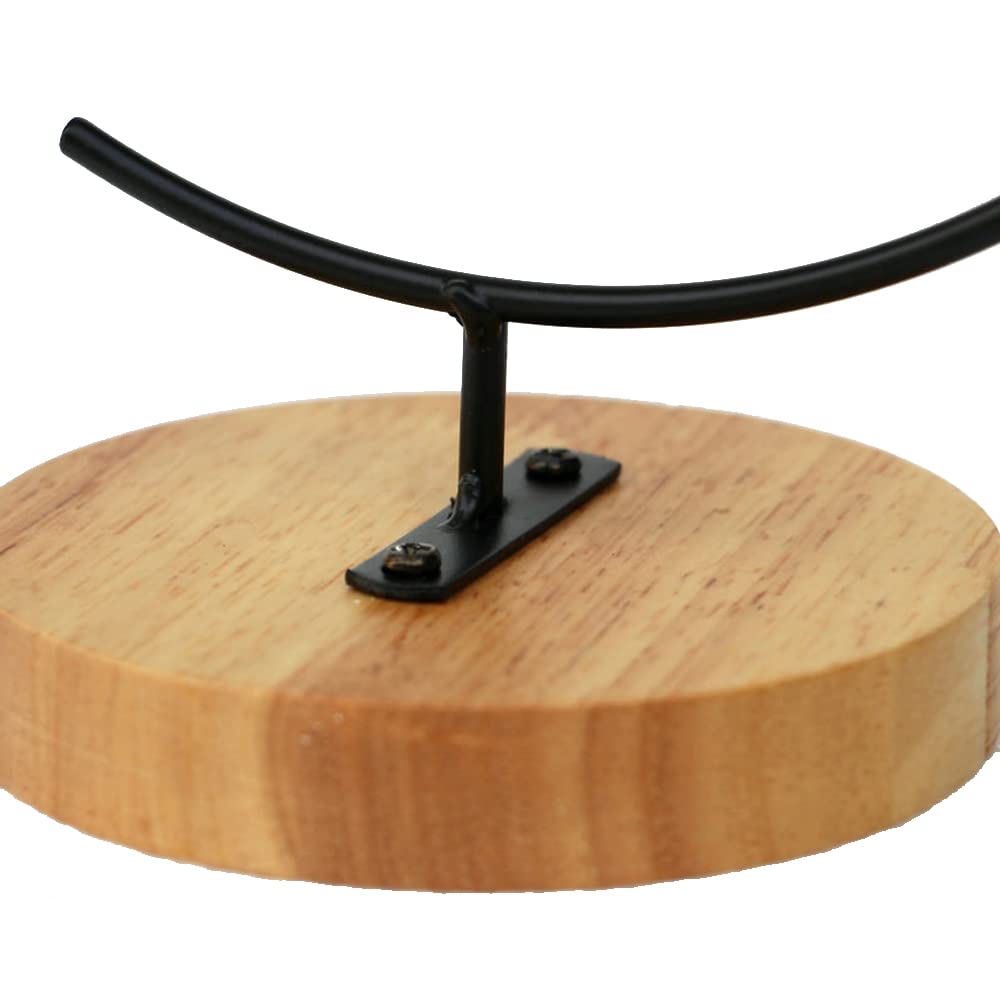 WOCTDTHW Ornament Display Stand Holder Iron Hanger for Chrismas Hanging Glass Globes (C Shape 1 Pcs)