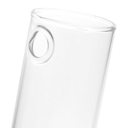 Amosfun Glass Hanging Planter Wall Vase Set, Large Cylindrical Hydroponic Glass Flower Vases with Crystal Mud and No-Trace Nails, Wall-Mount Terrarium for Indoor and Outdoor Plant Decor