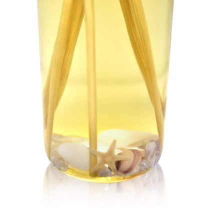 Urban Naturals Ocean Mist & Sea Salt Reed Diffuser Set | Made with Essential Oils & Real Seashells | Decorative Air Freshener Room Diffuser