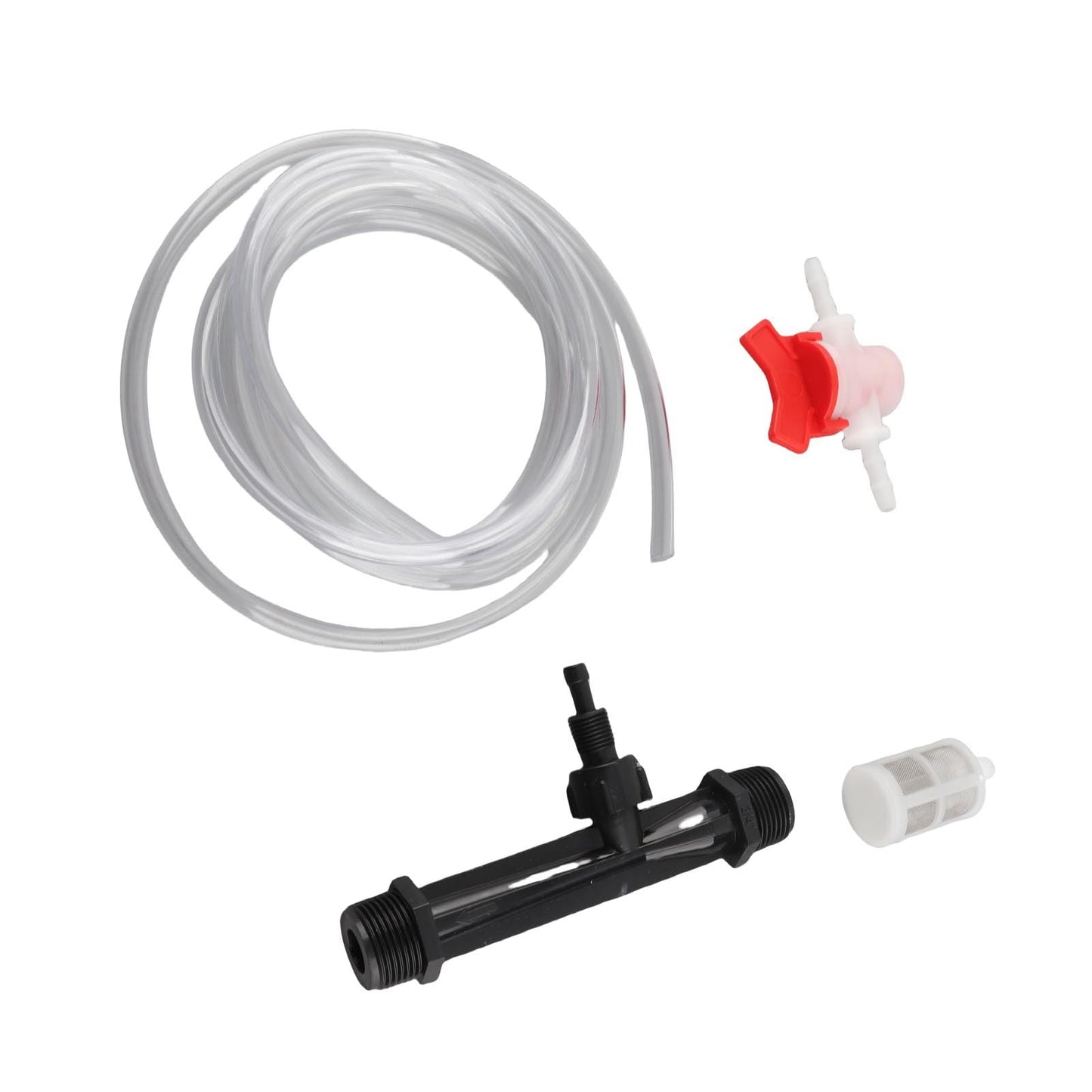 banapoy 3/4 Inch Venturi Fertilizer Injector, Garden Irrigation Device Water Tube Drip Irrigation Kit for Garden Farm Liquid Fertilizer Injection