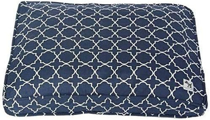 Molly Mutt Sheepy Wool-Filled Crate Pad, GOTS-Certified 100% Organic Cotton Canvas Cover with Soft 100% Natural Wool Insert, Ideal for Dog Bed or Kennel, Romeo & Juliet, 54" x 37" x 2.5"
