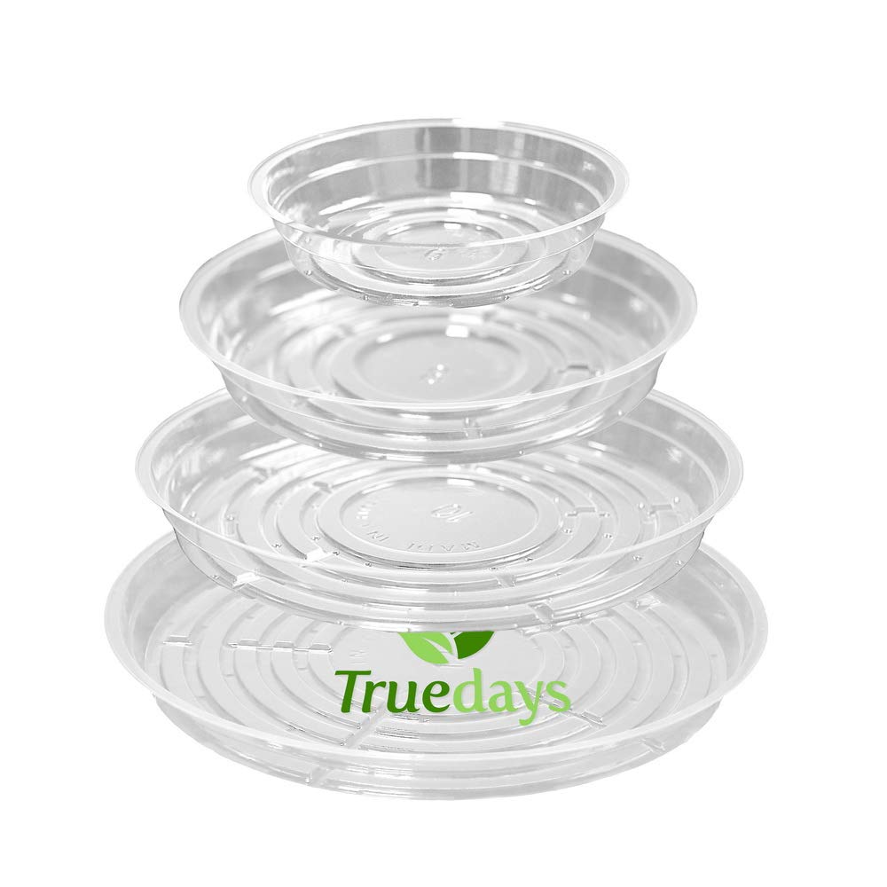 TRUEDAYS Garden Pots Set Orchid Pots with Drainage Holes for Indoor Outdoor Live Plants