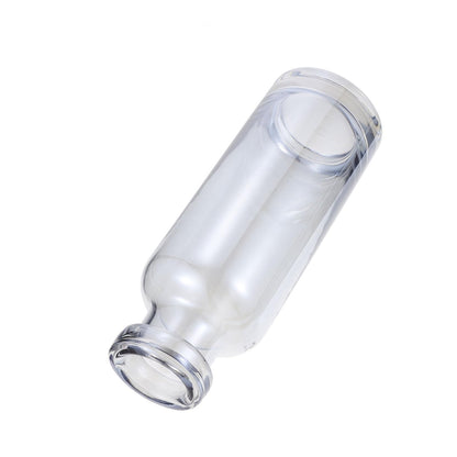 Healifty Glass Hydroponics Vase for Desktop Planter Simple Transparent Terrarium for Home Decoration Small Mouth Glass Vase for Office and Indoor Plants