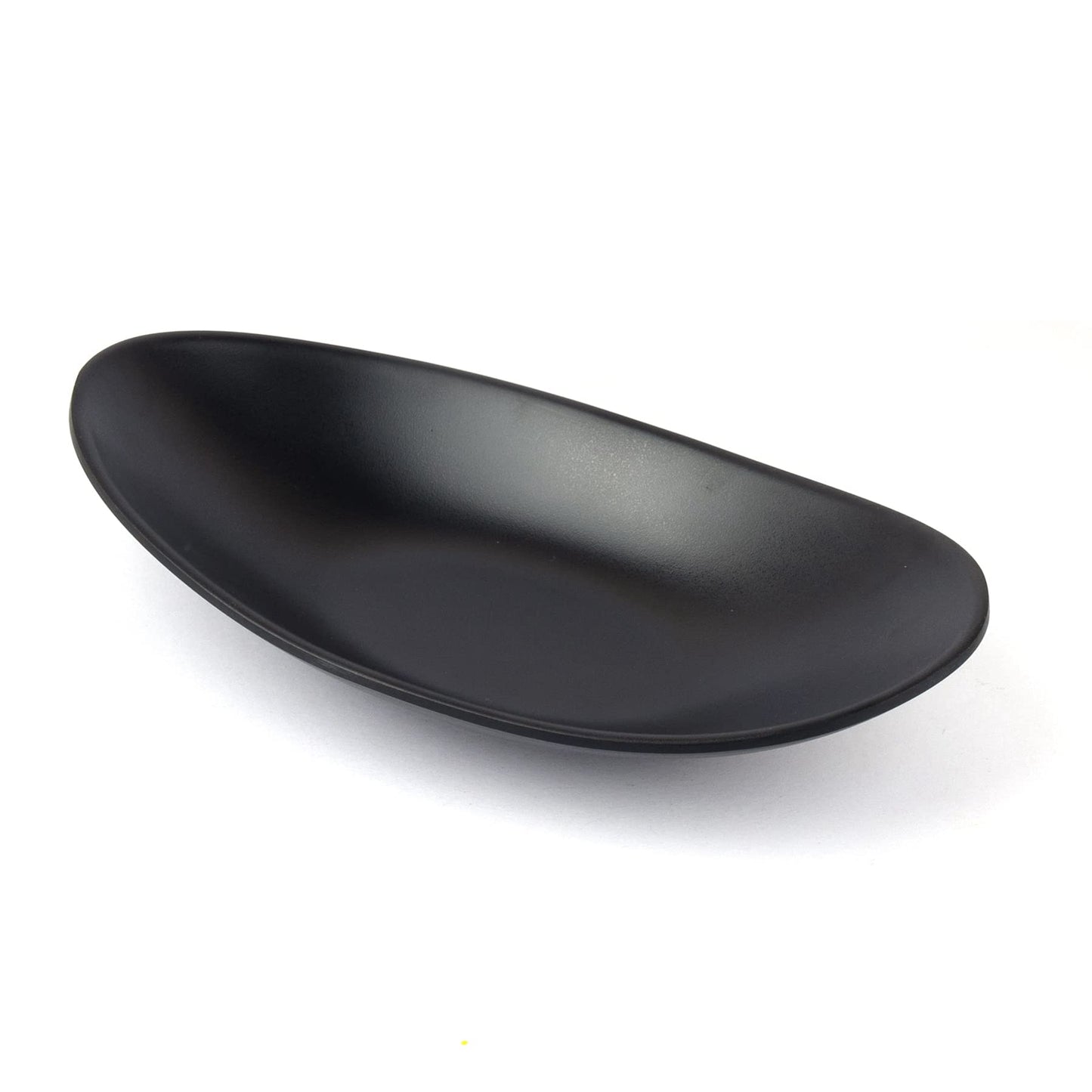 Framendino, A5 Melamine Jewelry Dish Trinket Tray Black Accessory Organizer Bowl