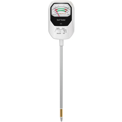 Buladeke 4-in-1 Soil Moisture Meter Soil Moisture/Fertility/PH Meter/Sunlight Intensity Soil Test Meter for Gardening, Farming and Outdoor Plants