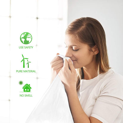 3 Gallon 170 Counts Small Trash Bags 3 Gallon 3.1 Gallon 3.2 Gallon fit 10 liter Garbage Bags by Teivio, Waste Basket Bags,Bathroom Trash Can Bin Liners, Plastic Bags for home office kitchen, Clear