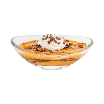 Restaurantware 2 Ounce Mini Glass Bowls 60 Dishwasher-Safe Glass Prep Bowls - Oval Lead-Free Clear Glass Prep Dishes For Desserts Or Appetizers For Spices Condiments Or Ingredients