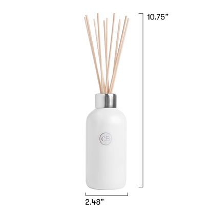Capri Blue Volcano Reed Diffuser Set, Includes Reeds, Fragrance Oil, and Glass Bottle for Home Décor, Room Fresheners, White (8 Fl Oz)