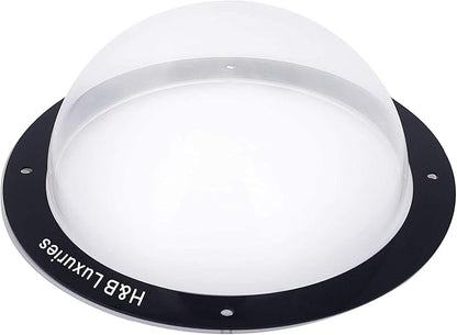H&B Luxuries Durable Acrylic Dome Dog Window for Fence to View Outside for Satisfying Curious Pets FW058 (2-Pack)