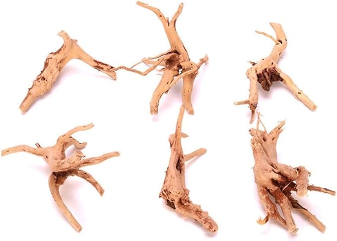 1 Pc Natural Aquarium Driftwood Branches Wood Aquarium Trunk Driftwood Tree Fish Tank Log Decoration Plant Stump, Aquarium Décor Thematic Ornaments Assorted (8-10cm)