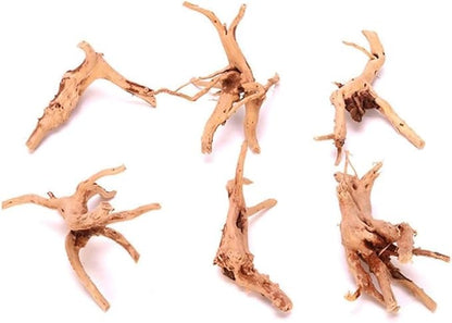 1 Pc Natural Aquarium Driftwood Branches Wood Aquarium Trunk Driftwood Tree Fish Tank Log Decoration Plant Stump, Aquarium Décor Thematic Ornaments Assorted (8-10cm)