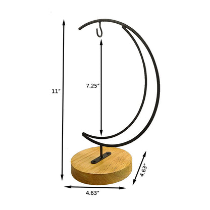 YY YEARCHY Ornament Display Stand Holder Home Wedding Decoration Rack for Hanging Glass Globe Air Plant Flower Pot Stand Iron Pot Hook Stand Terrarium Witch Ball