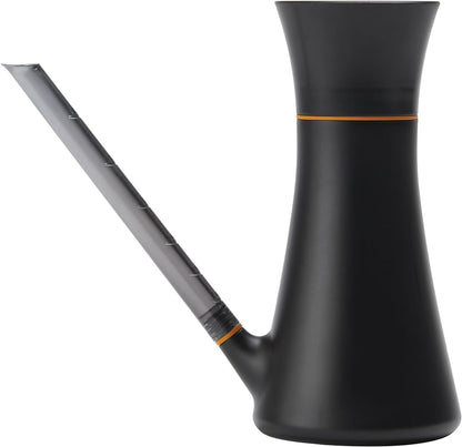 Fiskars Indoor Watering Can, Long Reach Spout for Precision Hydration on House Plants, Flowers & Garden, Anti-Drip Nozzle with Translucent Volume Markings, Ergonomic Recycled Plastic Body, 40 oz