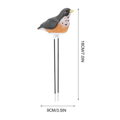 Yardwe Soil Moisture Meter, Bird Plant Water Tester with Chirping Alarm, Resin Soil Moisture Sensor for Indoor Potted Plants, Gardening Watering Indicator