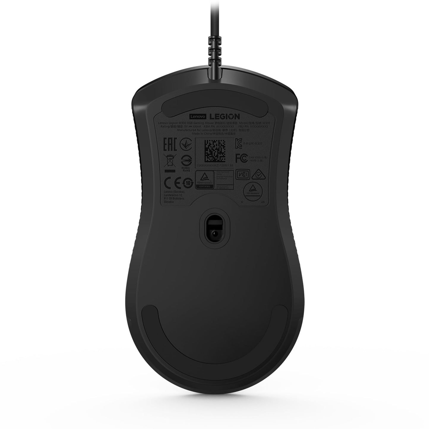 Lenovo Legion M410 Wireless RGB Gaming Mouse – 6 Button Palm Grip Mouse with 16,000 DPI, 53 Hour Rechargeable Battery, 2-Zone RGB Lighting, NVIDIA Reflex Compatible
