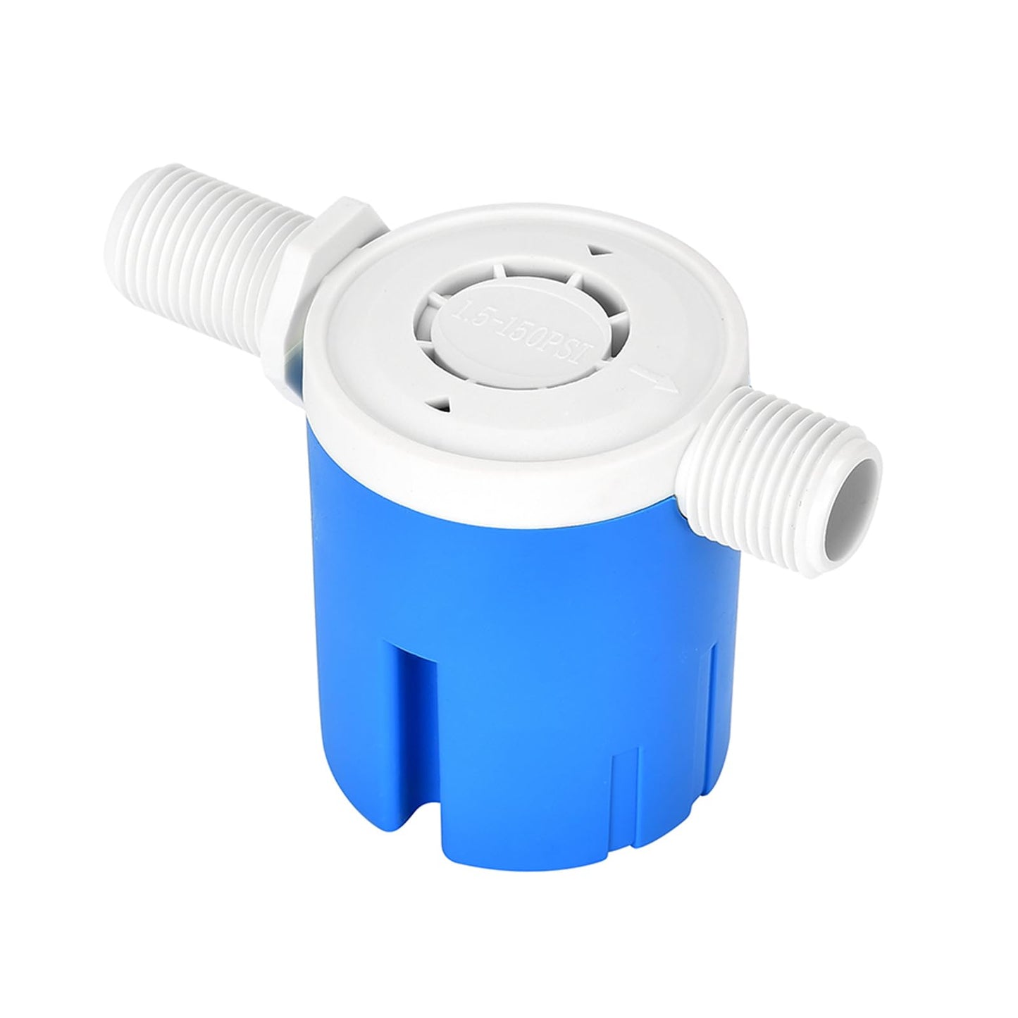Float Valve 1/2" Side Inlet Male Automatic Water Level Control Valve for Water Tank, Water Tower, Swimming Pools, Livestock Water Trough, Aquaculture, Aquariums.