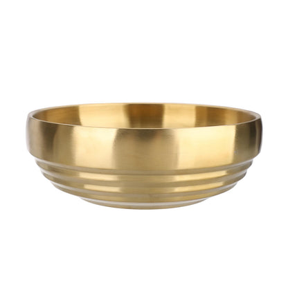 GUSHBIN 7.4 Inches Key Bowl for Entryway Table Decorative Bowl Key Dish for Organizing Tabletop Catch All Gold Fruit Bowls for Kitchen Counter, Coffee Table