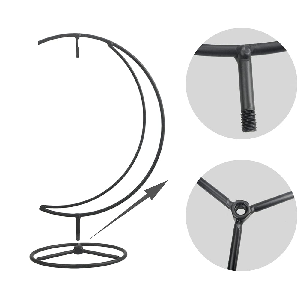YY YEARCHY Ornament Display Stand Iron Pothook Stand for Hanging Globe Air Plant Terrarium, Witch Ball, Christmas Ornament and Home Wedding Decoration(10.63*4.88, 1PCS)