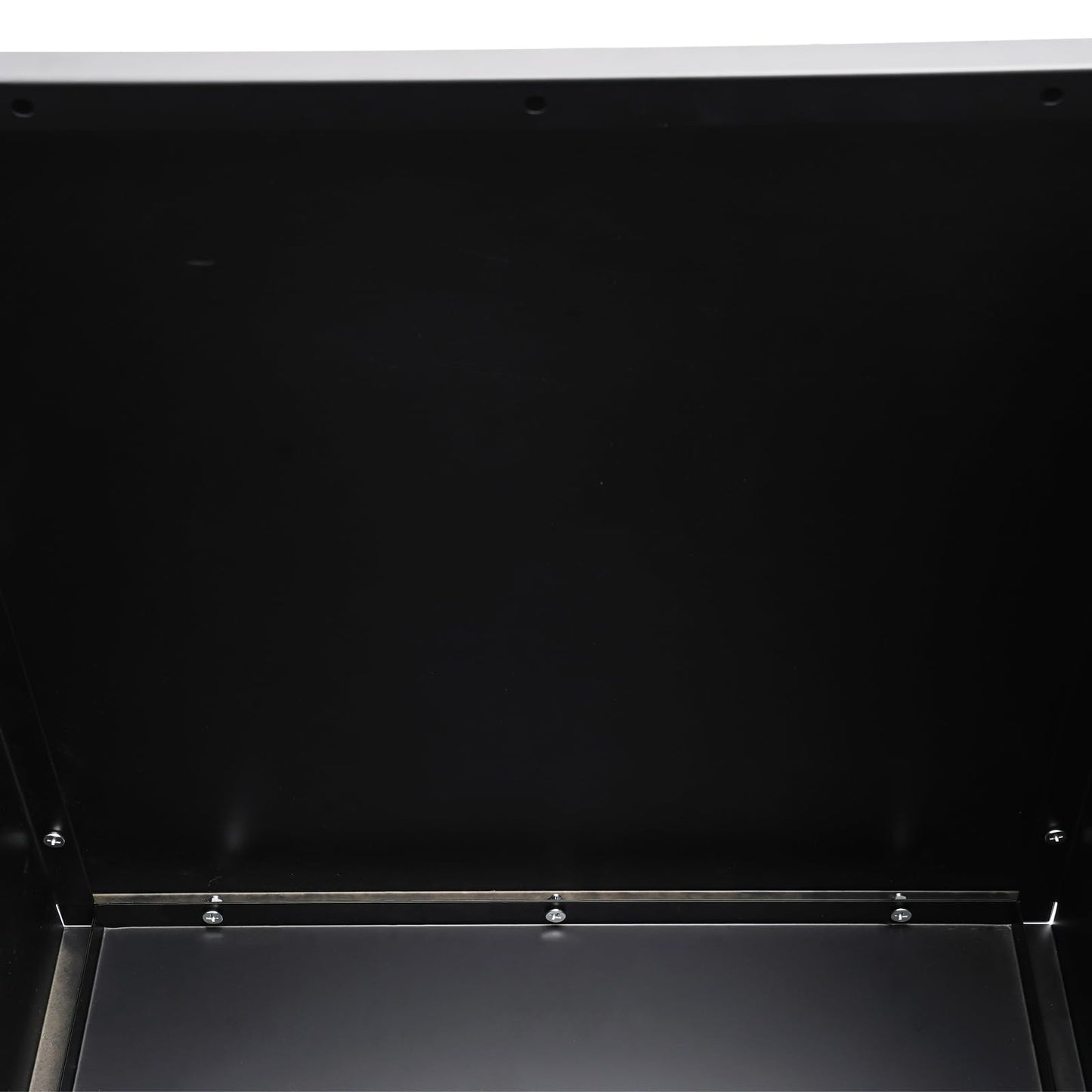 Kreiaoer Steel Planter Box Metal Square Indoor Outdoor Planters Heavy Duty Cube Flower Pot for Vegetables, Herbs, Flowers, Patio, Deck, Yard, Garden (Black, 26" L x 26" W x 26" H)