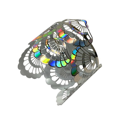 Bath & Body Works OPALESCENT Seashells – Coastal Decorative Metal Sleeve – Fits Standard 3-Wick Candles