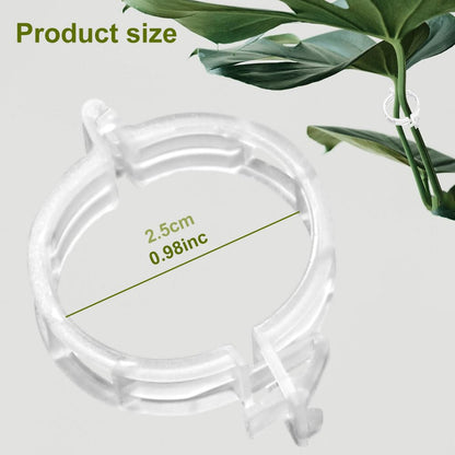 Plant Support Clips, Garden Clips for Climbing Plants, Tomato Clips Plastic Plant Clips, Plant Clips for Support Grape Tomato Vegetables Plants to Grow Upright Makes Plants Healthier (200, Green)