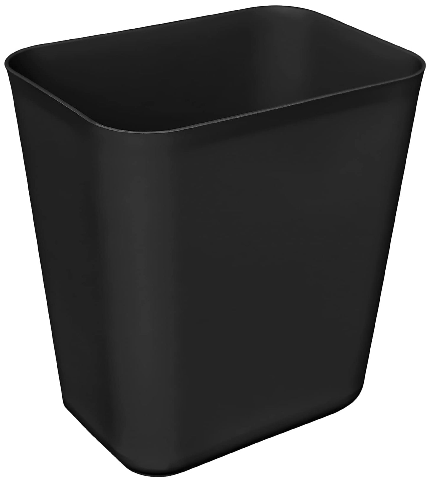 Nipogear 3.5 Gallons /13.5 Liter Efficient Plastic Trash Can Garbage Bin Wastebasket, Fits Under Desk, Kitchen, Home, Office (Black, 3.5 Gallons)