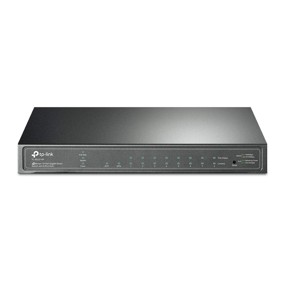 TP-Link TL-SG1016PE | 16 Port Gigabit PoE Switch | Easy Smart Managed | 8 PoE+ Ports @150W | Plug & Play | Sturdy Metal w/ Shielded Ports | QoS, Vlan, IGMP & LAG, Free Expert Help