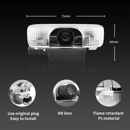 akarin 2 PCS LED Car Door Logo Lights Compatible with 4Runner 2010-present Black Puddle Lamp Projector Laser Welcome Light