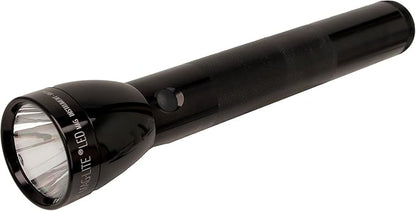 MagLite Battery-Powered LED Flashlight – ML300L 3-Cell D Flashlight with Adjustable Focus, Precise Beam, Long Battery Life, Water-Resistant for Emergency, Outdoor, and Camping