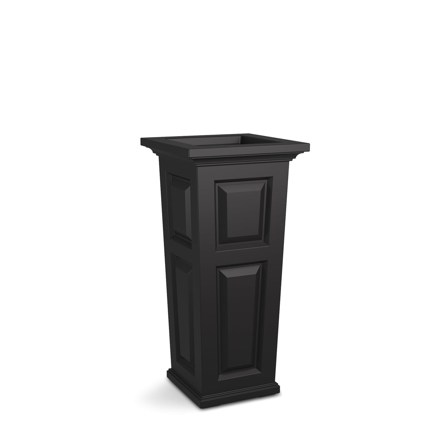 Mayne Nantucket 32-Inch Tall Planter – Self-Watering, Weather-Resistant Planter for Flowers – Durable Outdoor Design for Patio, Porch, or Entryway