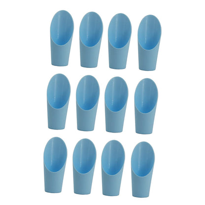 Kisangel 12pcs Plastic Potting Scooper Succulent Plants Scoop Small Plastic Scoop for Garden Bonsai Tool for Gardening Shovels Random Color