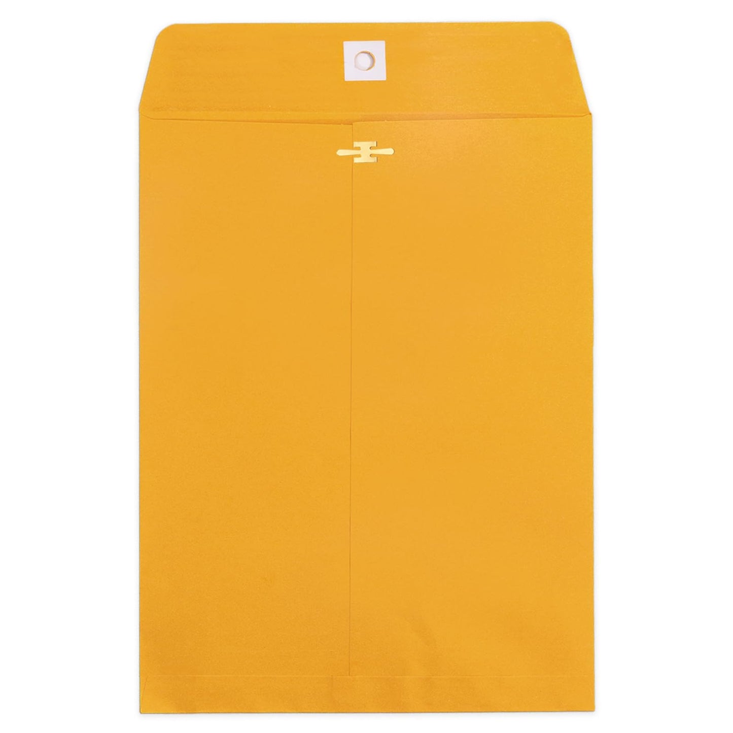 10x13 Clasp Envelopes 20 Pack, Goefun Large Brown Yellow Manilla Envelopes 10x13 with Clasp and Gummed Seal for Office - 100GSM Kraft Paper