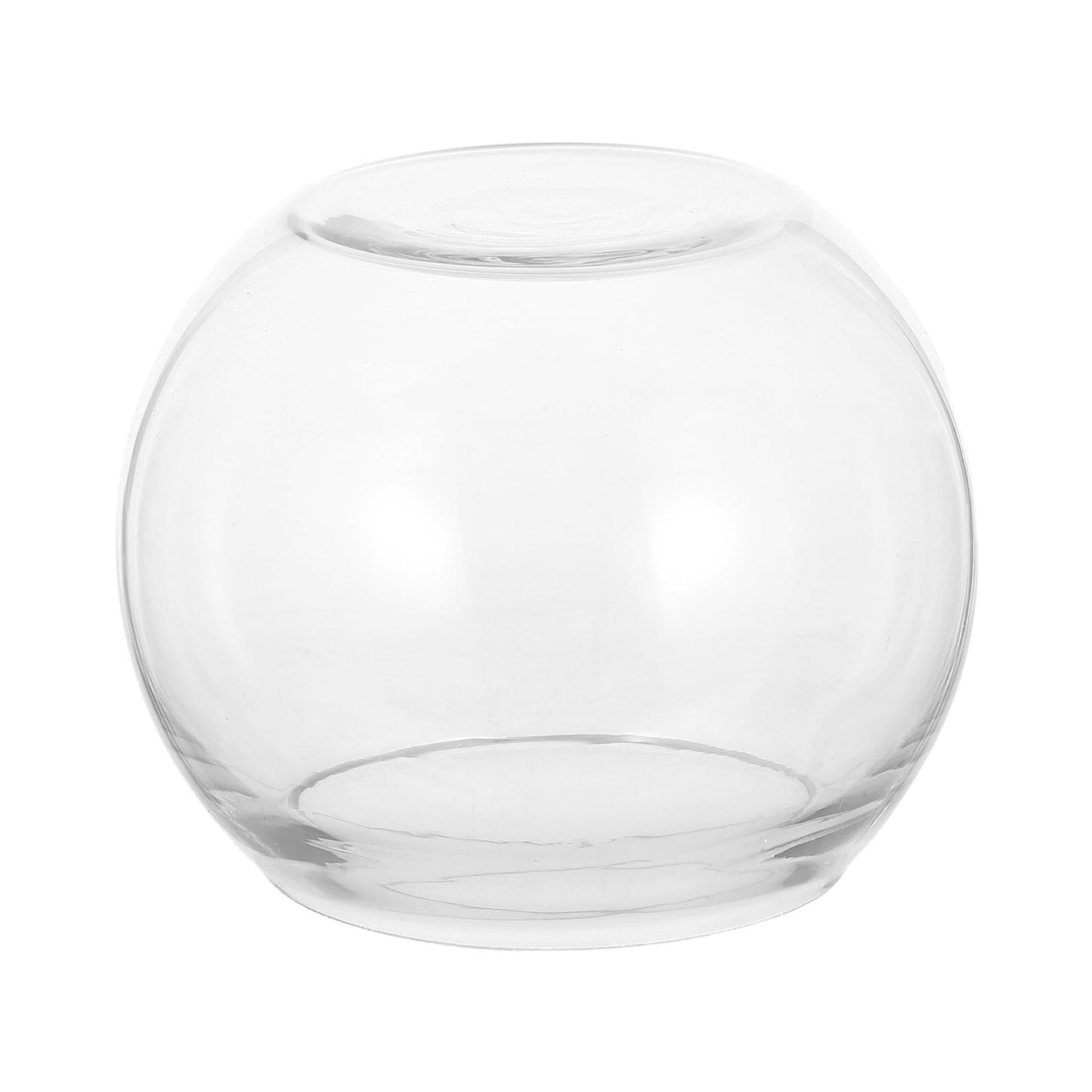 Toyvian Glass Bubble Bowl Vase 15cm Hydroponic Succulent Planter Fish Tank Terrarium Home Office Centerpiece Air Plant Holder