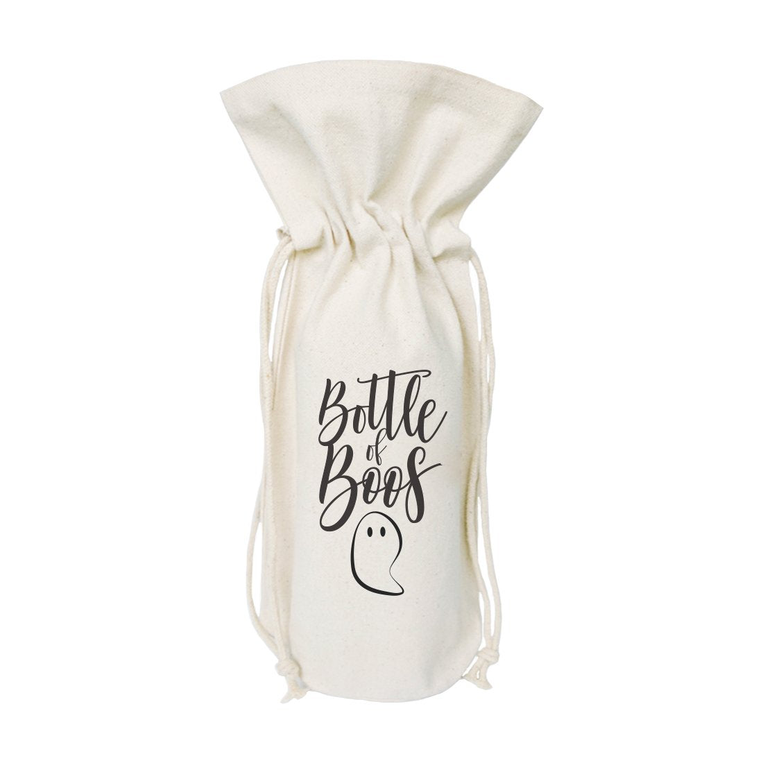 The Cotton & Canvas Co. Bottle of Boos! Halloween Wine Bag, Bottle Cover, Party Table Decoration and Holiday Gift Bag