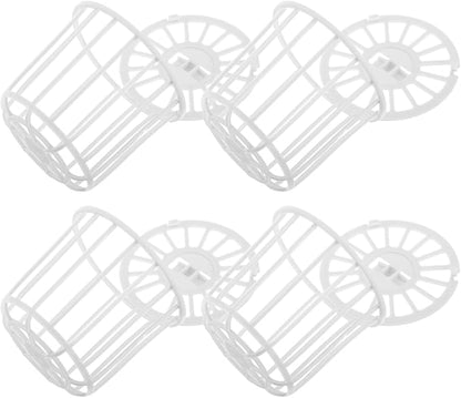 Abaodam 4pcs Plastic Bird Nest Boxes for Finch Breeding Canary Cage Bird Hut Cage Accessories Breeding Nesting Material Storage Baskets for Parrot Pet Supplies