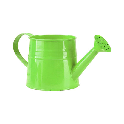 Watering Can, 1L Metal Flower Garden Watering Can, Lightweight Durable Decorative Gardening Tool for Outdoor Indoor Plants Lawn Garden (Green)