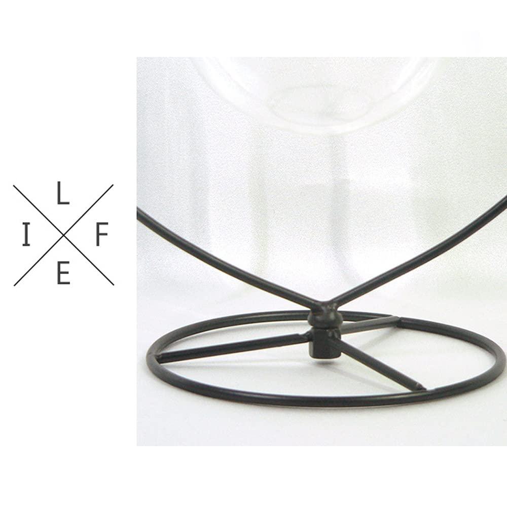 WOCTDTHW Ornament Display Stand Holder Iron Hanger for Chrismas Hanging Glass Globes (Love Shape 1 Pcs)