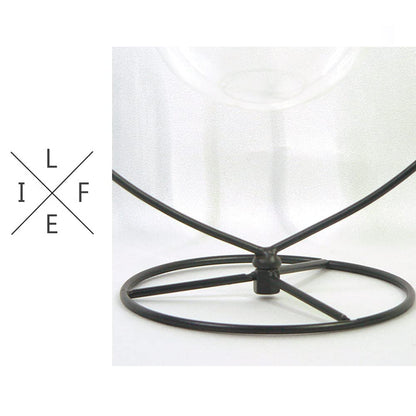 WOCTDTHW Ornament Display Stand Holder Iron Hanger for Chrismas Hanging Glass Globes (Love Shape 2 Pcs)