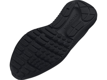 Under Armour Men's Charged Surge 4, (002) Black/Black/Black, 9, US