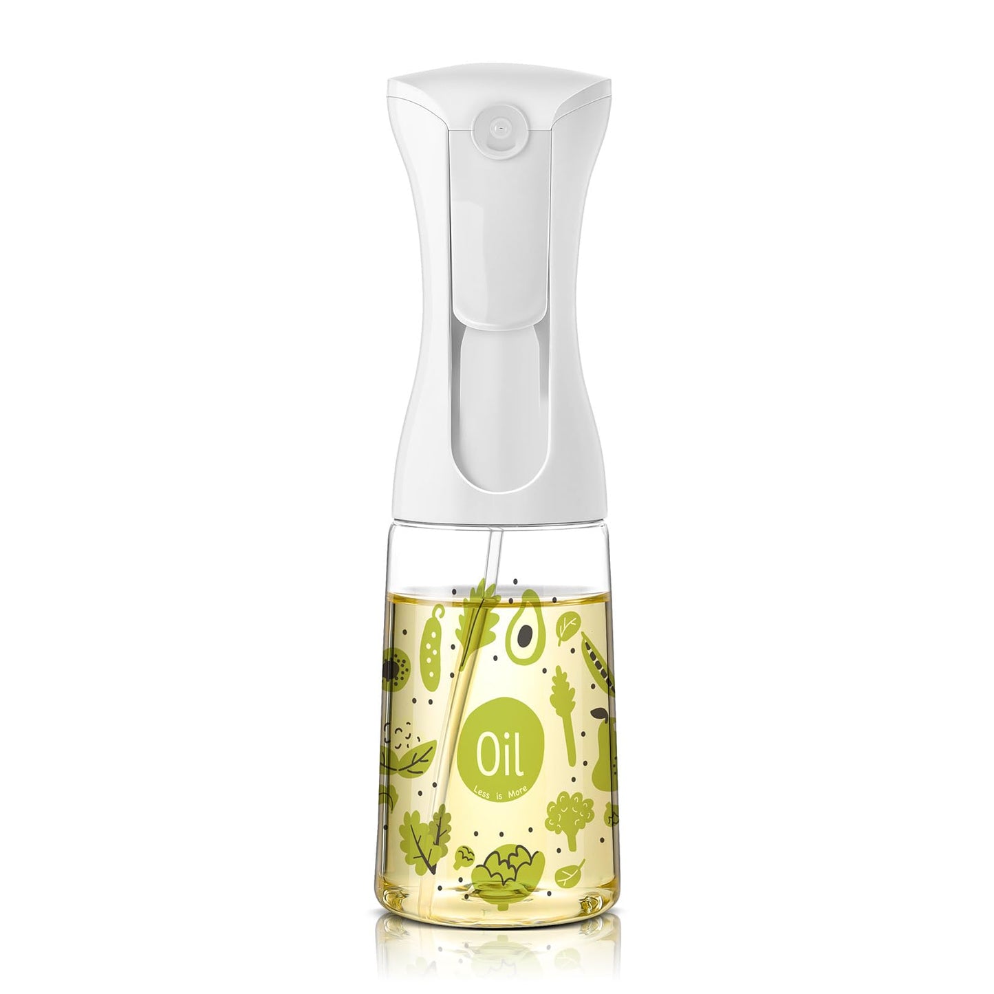 Mistifi Oliver Oil Sprayer for cooking, Spray bottle 6oz, Non-Aerosol Refillable Dispenser Oil Mister FS601 Green Vegetable