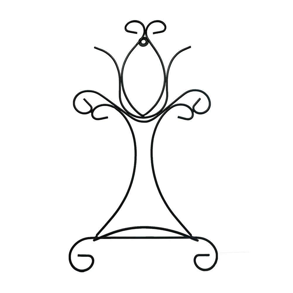YY YEARCHY Ornament Display Stand Flower Plant Pot Stand Holder Iron Pothook Stand for Hanging Glass Terrarium