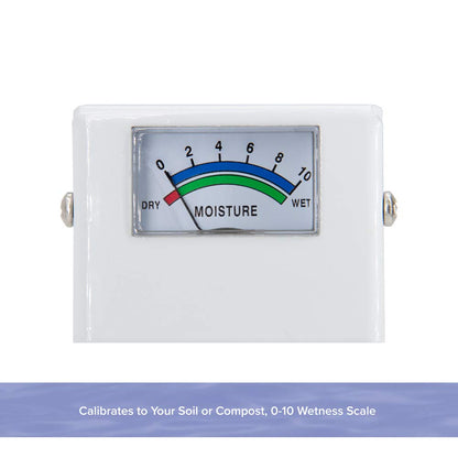 Reotemp 15 Inch Garden and Compost Moisture Meter, Garden Tool Ideal for Soil, Plant, Farm and Lawn Moisture Testing