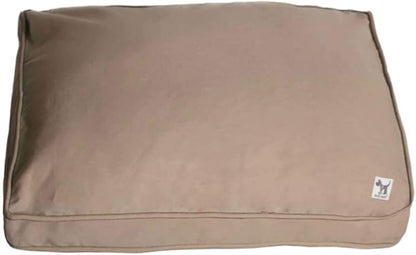 Molly Mutt Sheepy Wool-Filled Crate Pad, GOTS-Certified 100% Organic Cotton Canvas Cover with Soft 100% Natural Wool Insert, Ideal for Dog Bed or Kennel, Wild Horses, 42" x 28" x 2.5"