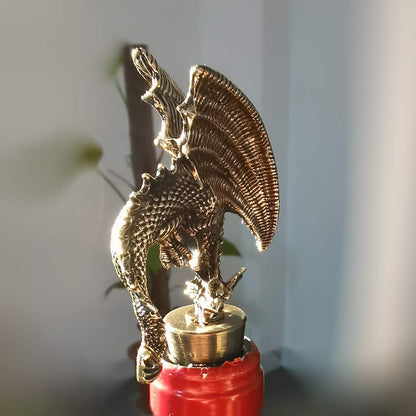 Dragon Wine Stoppers Gothic Metal Alloy Bottle Stopper